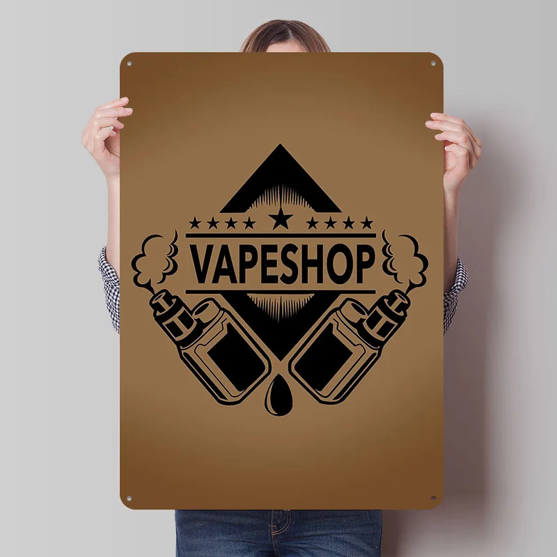 Vaping Shop - Vape Shop Logo Poster in banda