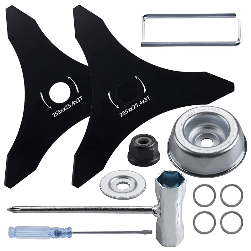 Dry Herb Vaping Accessories - Lama per decespugliatore a 3 denti,