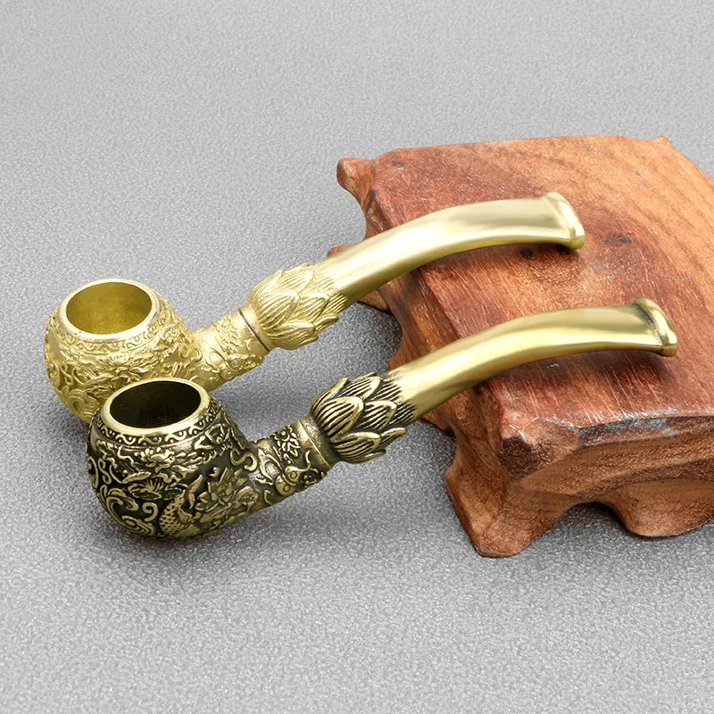 Vape Decoration - Antico carpa intagliata a mano tubo