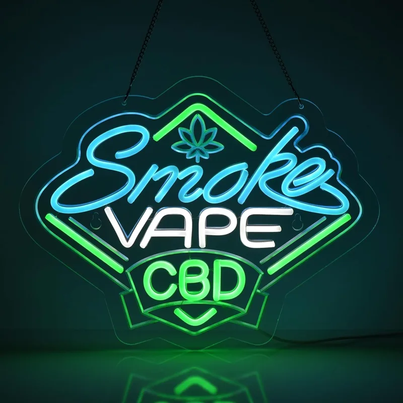 Vaping Shop - Insegna al Neon per Negozio di