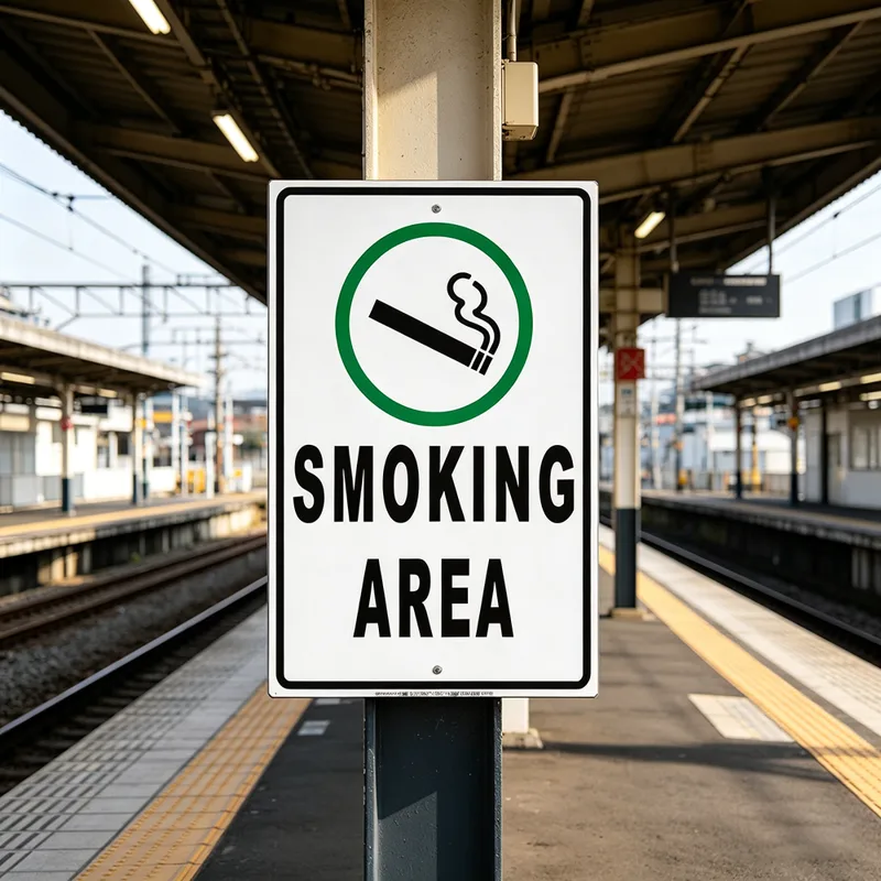 Vaping Store - Segnale di Sicurezza: Fumo e Vaping