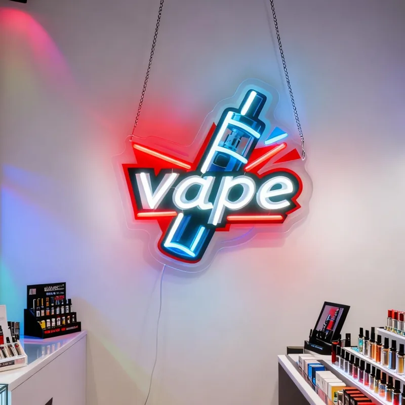 Vaping Store - Insegna al Neon LED USB Dimmerabile