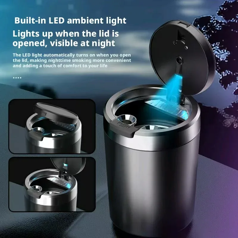 Vape Decoration - Posacenere Portatile a LED Senza Fumo