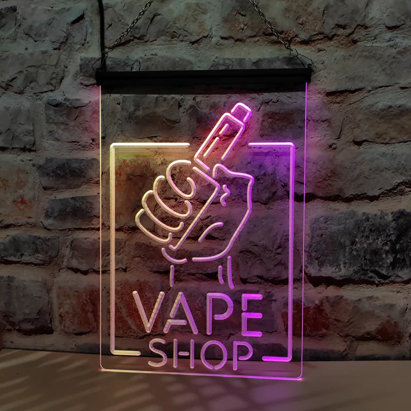 Vaping Shop - Vape Shop con insegna al neon