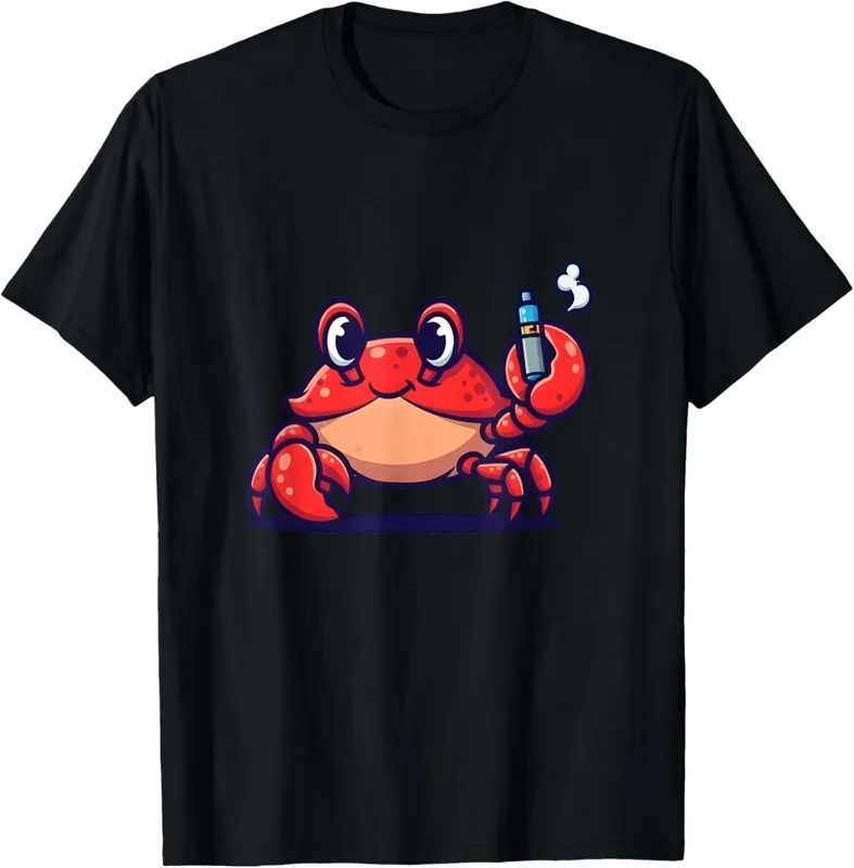 Vaping Shop - T-shirt alla moda da uomo con