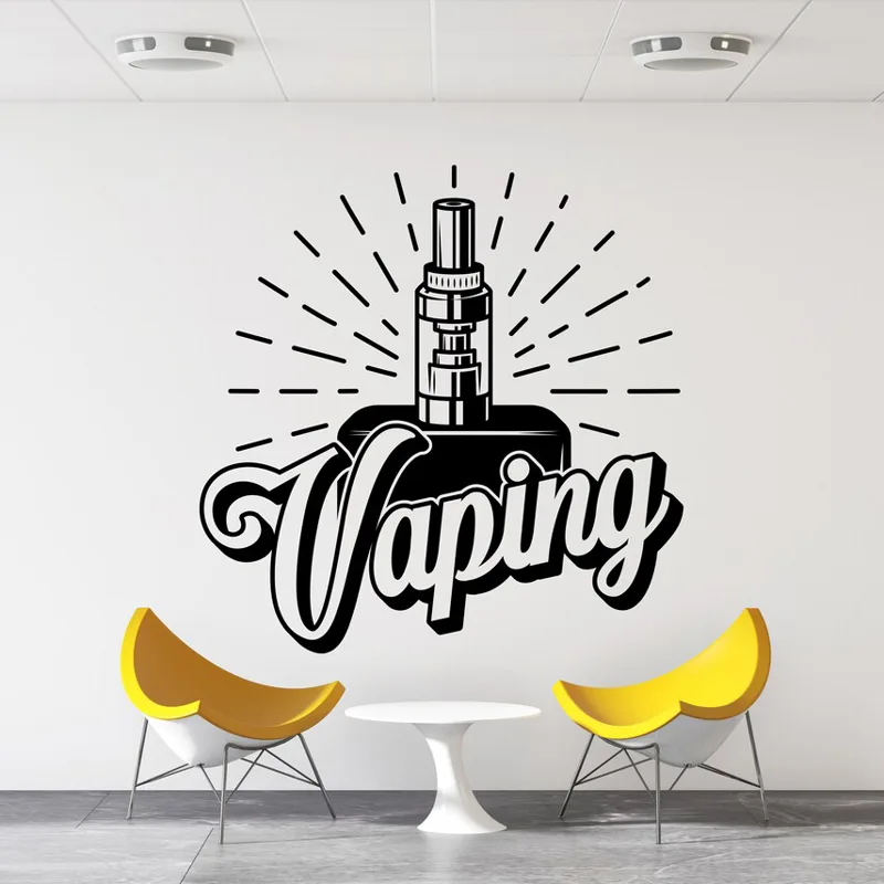 Vaping Store - Vape Shop Wall Decal Window Sticker