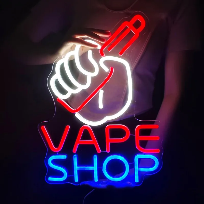 Vaping Store - Insegna al Neon VAPE Shop per