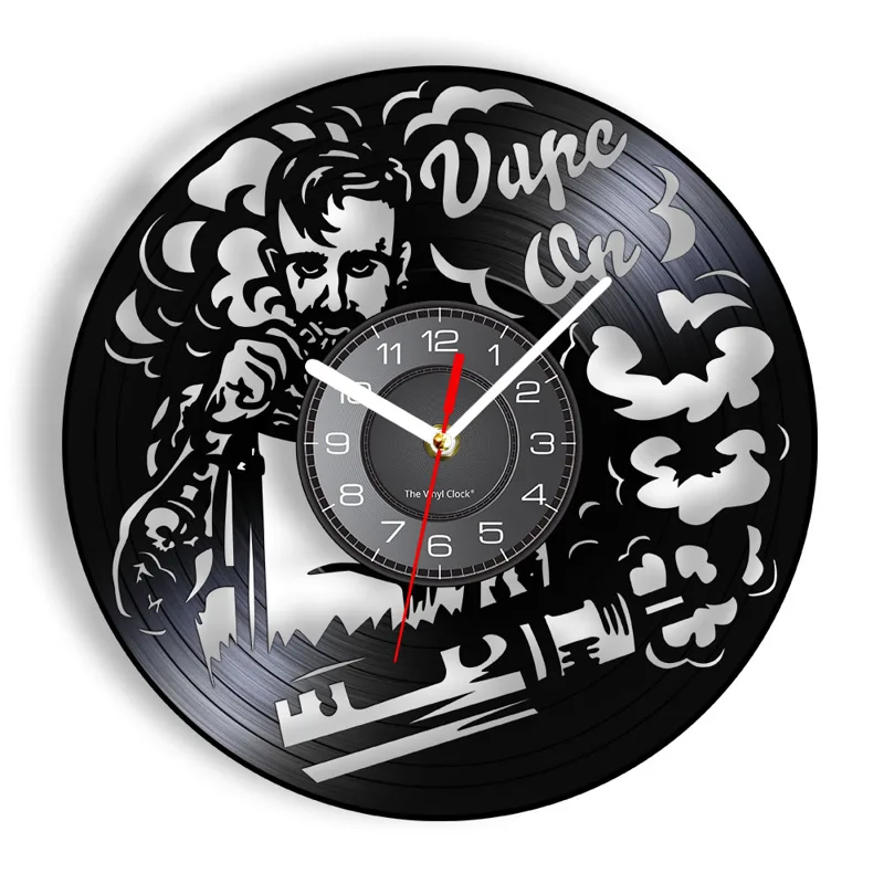 Vaping Shop - Vape Shop Wall Sign Logo orologio