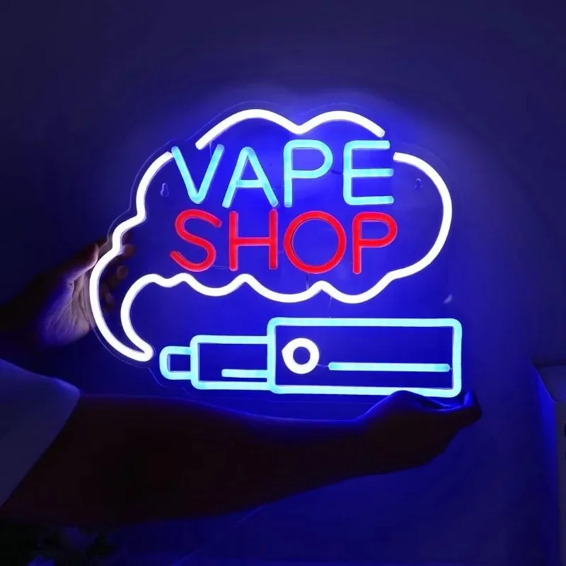 Vaping Store - LED VAPE SHOP Smoke Neon Sign