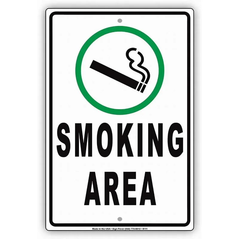 Vaping Shop - Targa in metallo vintage 12x16 pollici