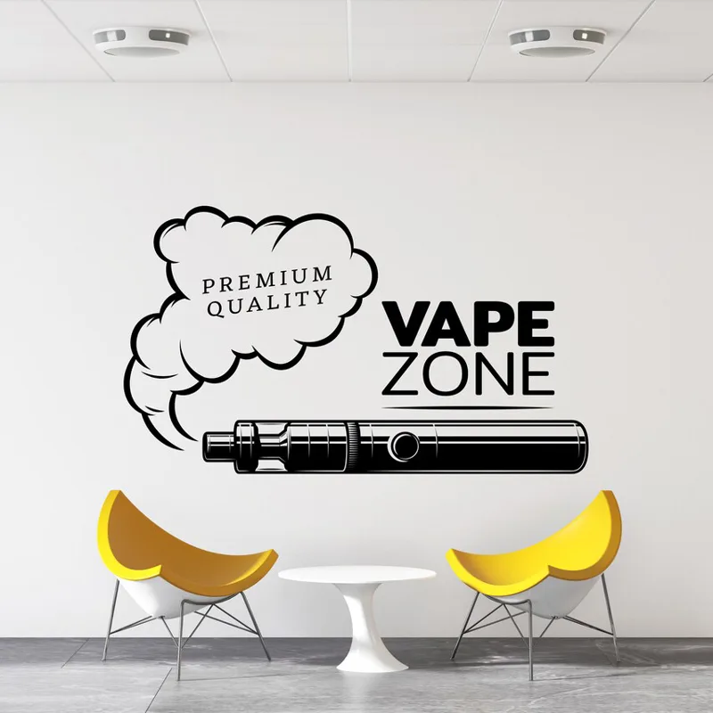 Vaping Store - Vape Shop Wall Decal Window Sticker