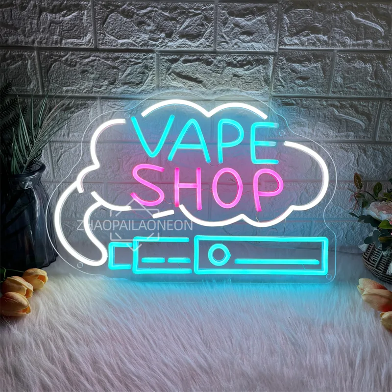 VAPE SHOP Insegna al neon a LE - Vaping Shop recensione e prezzo
