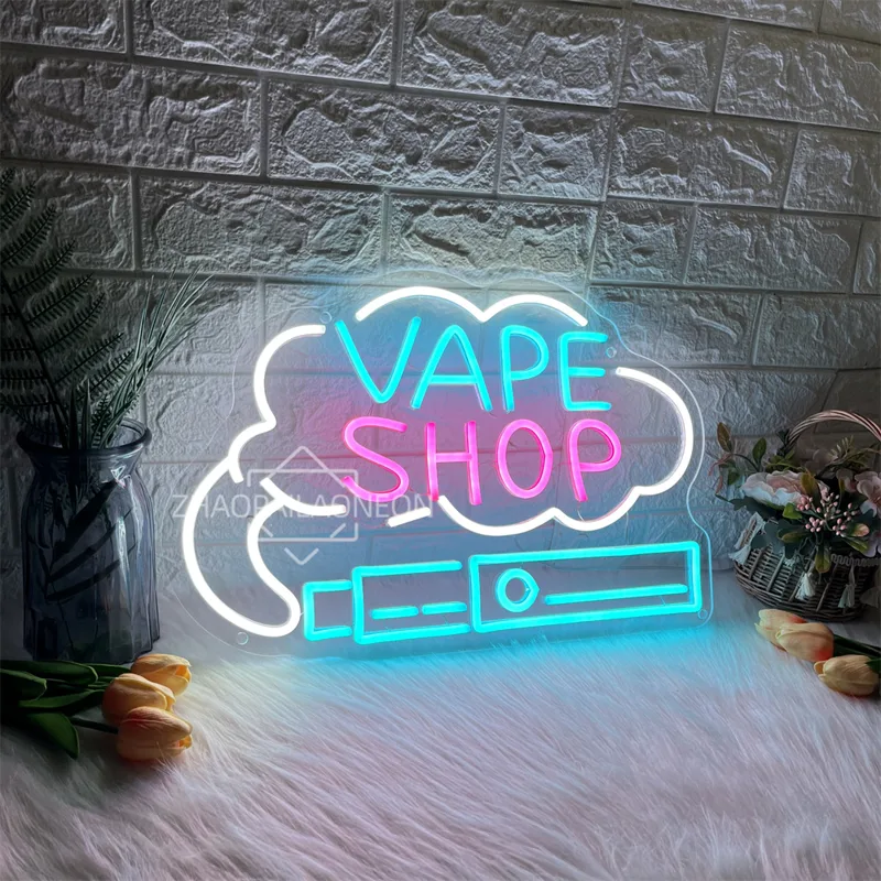 VAPE SHOP Insegna al neon a LE - Vaping Shop recensione e prezzo