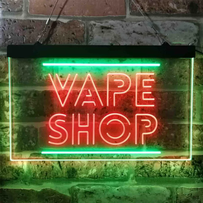 VAPE SHOP Insegna al neon a le - Vaping Shop recensione e prezzo