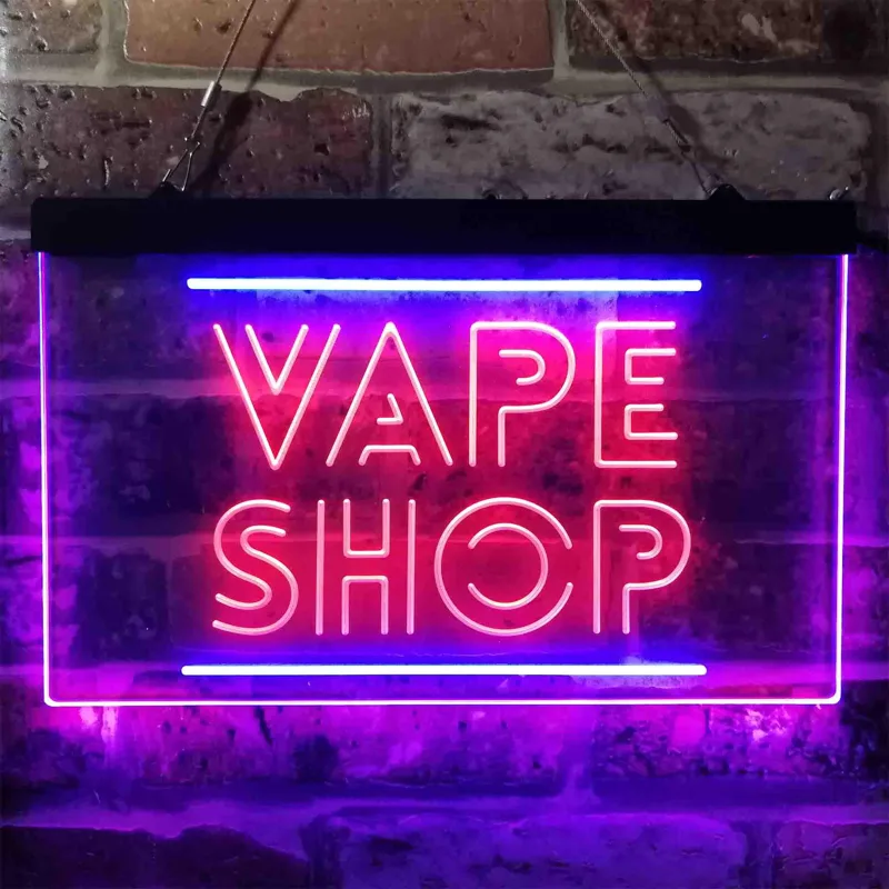 VAPE SHOP Insegna al neon a le - Vaping Shop recensione e prezzo