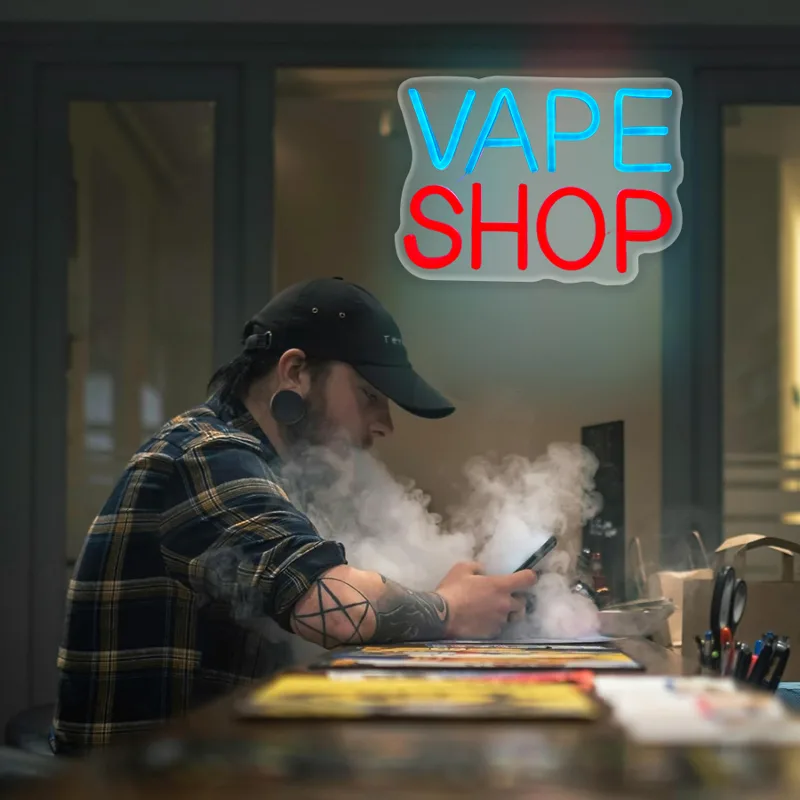 Vape Shop Insegna al neon per  - Vaping Shop recensione e prezzo