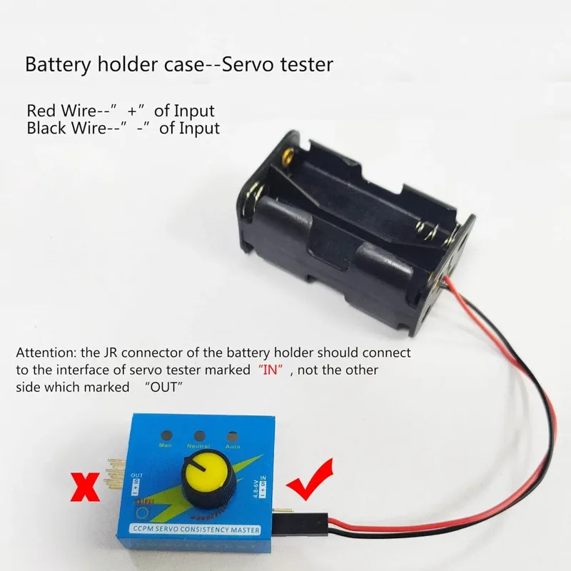 Servo Tester 3CH Controller di - Battery Case Storage recensione e prezzo