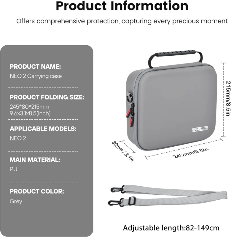 STARTRC Neo 2 Borsa a tracolla - Battery Case Storage recensione e prezzo