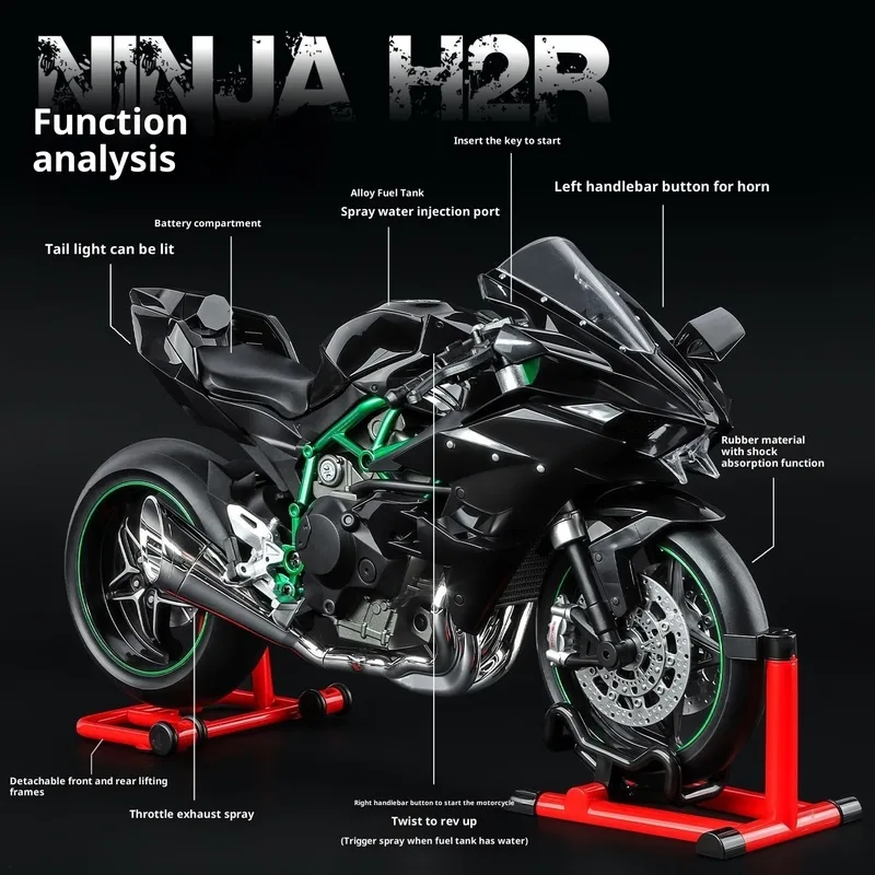 Kawasaki Ninja H2R Modello din - Battery Case Storage recensione e prezzo