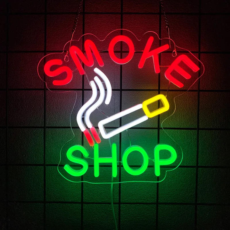 Insegna al Neon 'Smoking' per  - Vaping Store recensione e prezzo