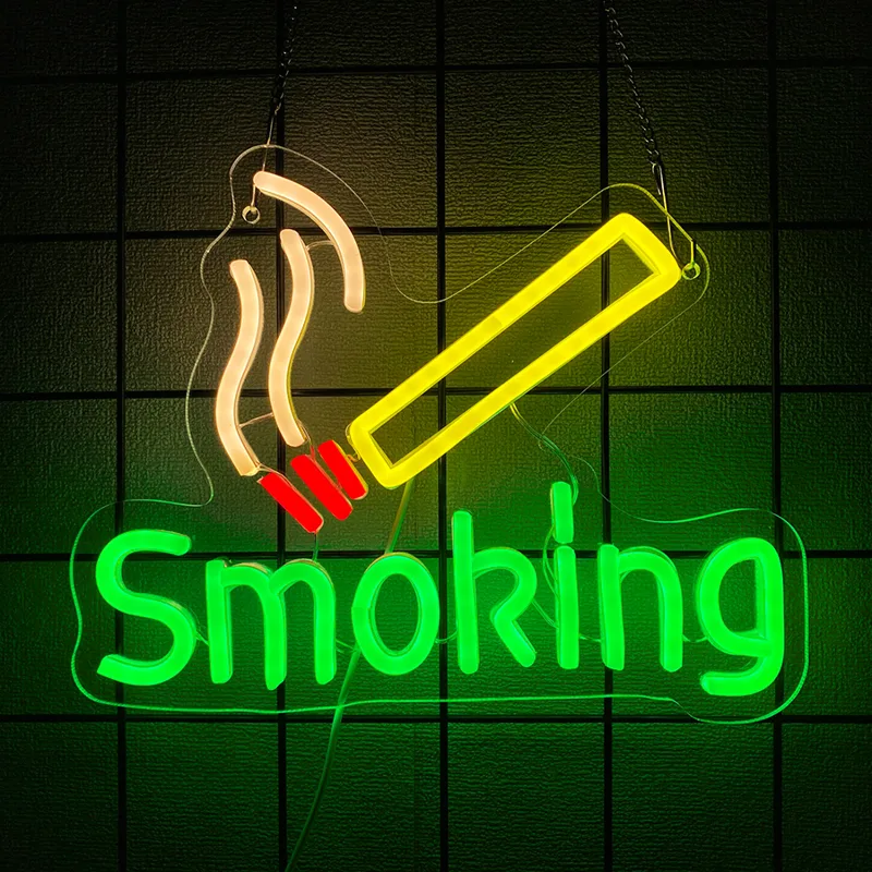 Insegna al Neon 'Smoking' per  - Vaping Store recensione e prezzo
