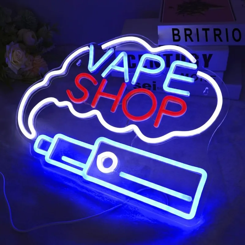 LED VAPE SHOP Smoke Neon Sign  - Vaping Store recensione e prezzo