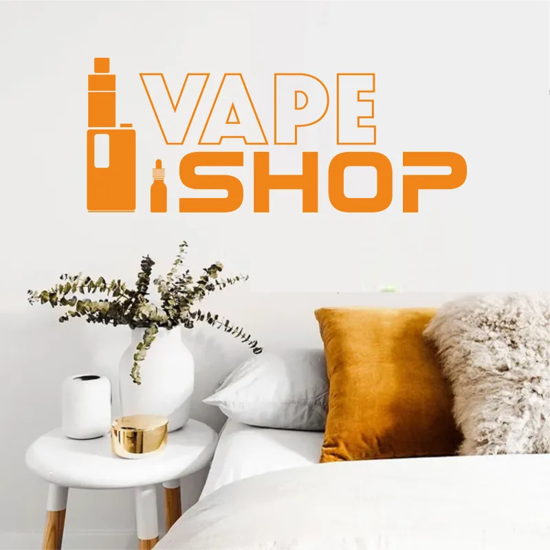Decalcomanie da muro in vinile - Vaping Shop recensione e prezzo