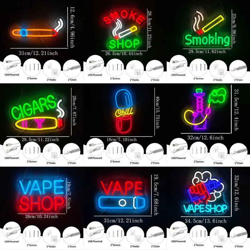 Insegna al Neon USB Luminosa a - Vaping Shop recensione e prezzo