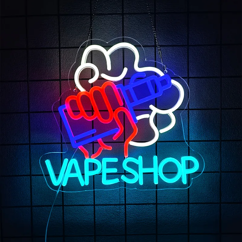 Insegna al neon della serie Sm - Vaping Store recensione e prezzo