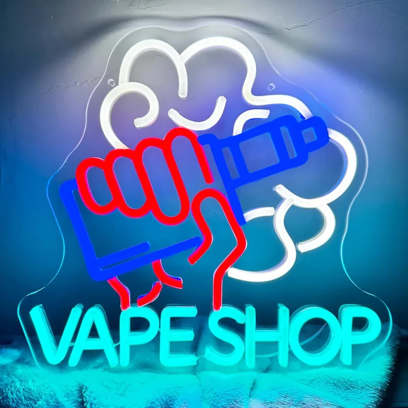 Vape Shop insegne al Neon LED  - Vaping Store recensione e prezzo