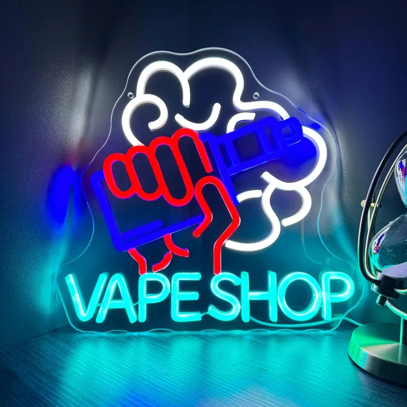 Vape Shop insegne al Neon LED  - Vaping Store recensione e prezzo